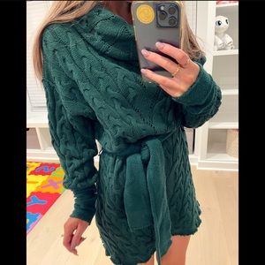 Free people knit sweater dress